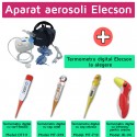 Aparat aerosoli cu compresor Elecson (EL116) + Termometru digital Elecson